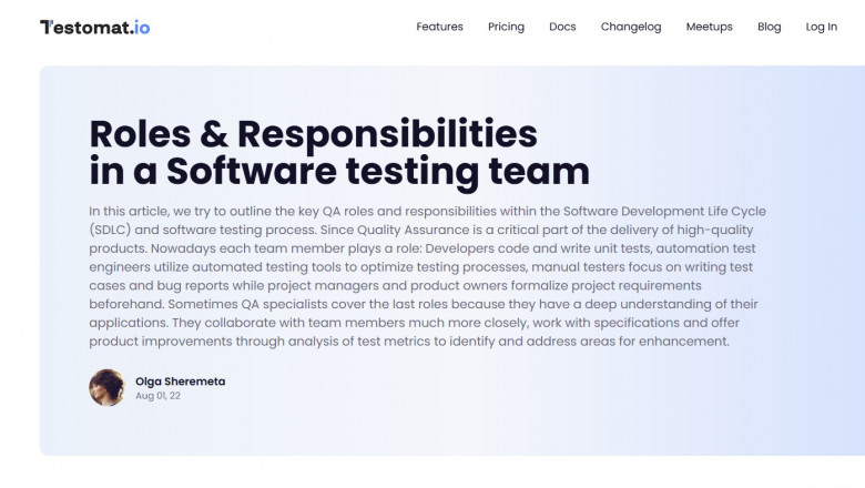 Roles and Responsibilities in a Software Testing Team: Understanding the Scope of QA and What Testing Cannot Be Performed by QA Team
