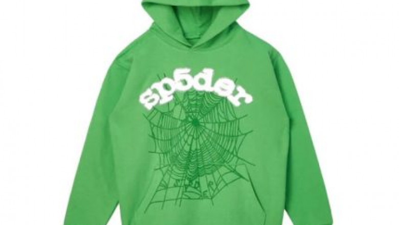 Green Grey Spider Hoodie