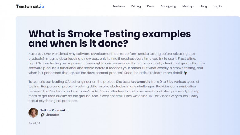 Understanding Smoke Testing: What It Is, How It Works, and When to Use It