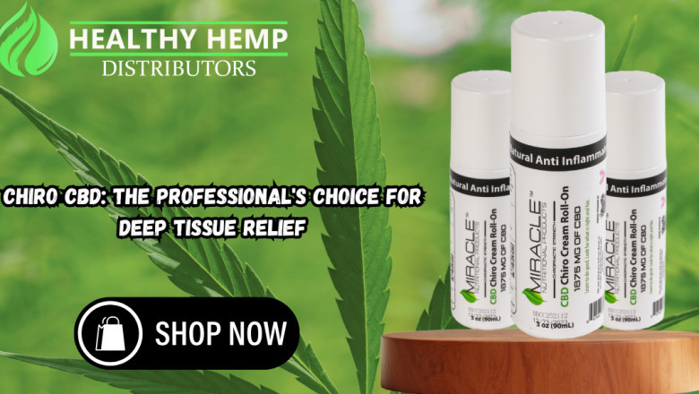 Chiro CBD Roll-On: 1875mg Professional Pain Relief Formula